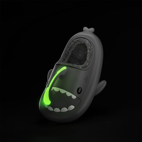 Sharkicks Basic - Invierno, Pantuflas de Tiburón Pejesapo, Tacón Abierto